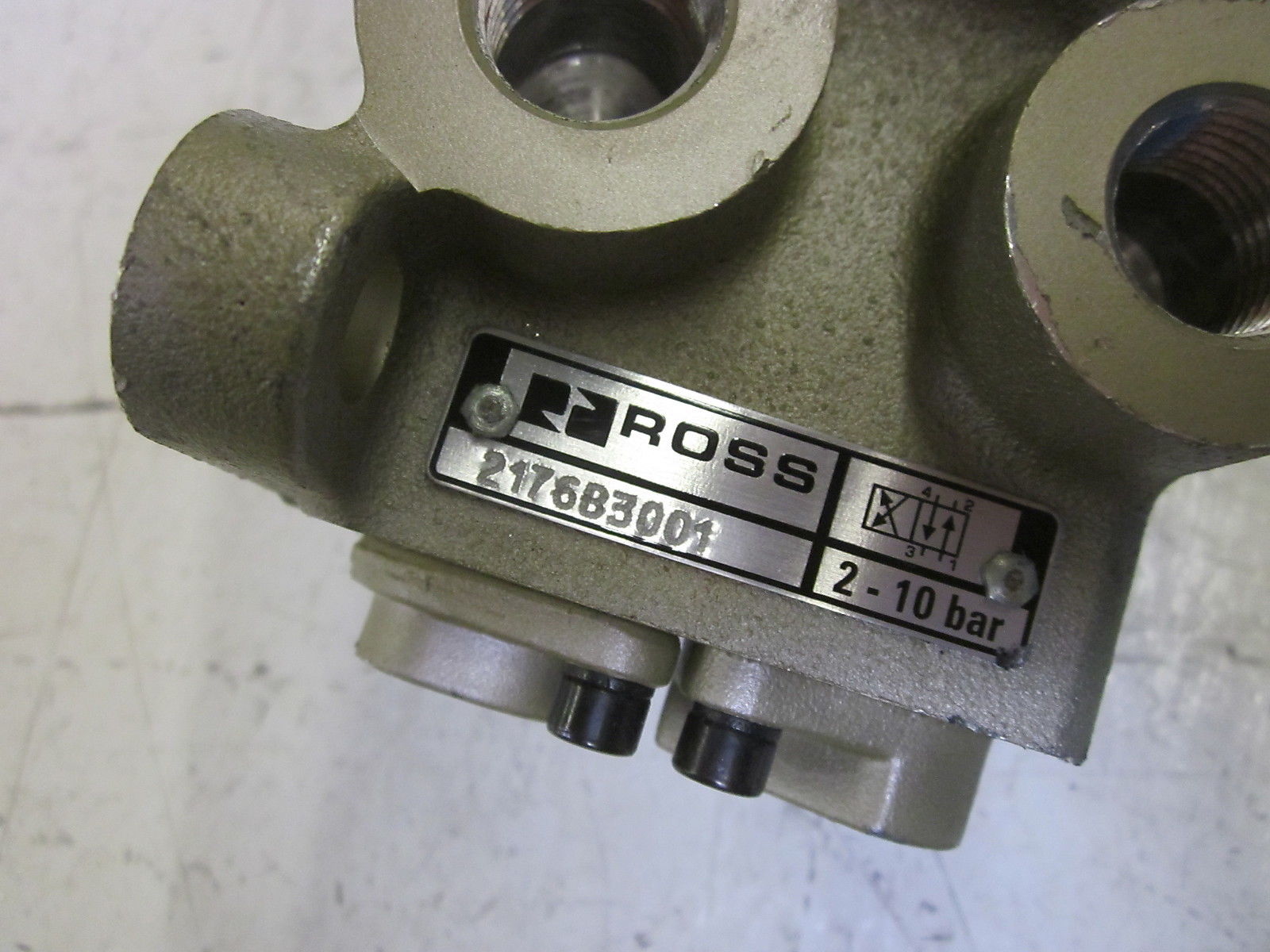 ROSS CONTROLS 2176B3001 VALVE 110-120V UNMP