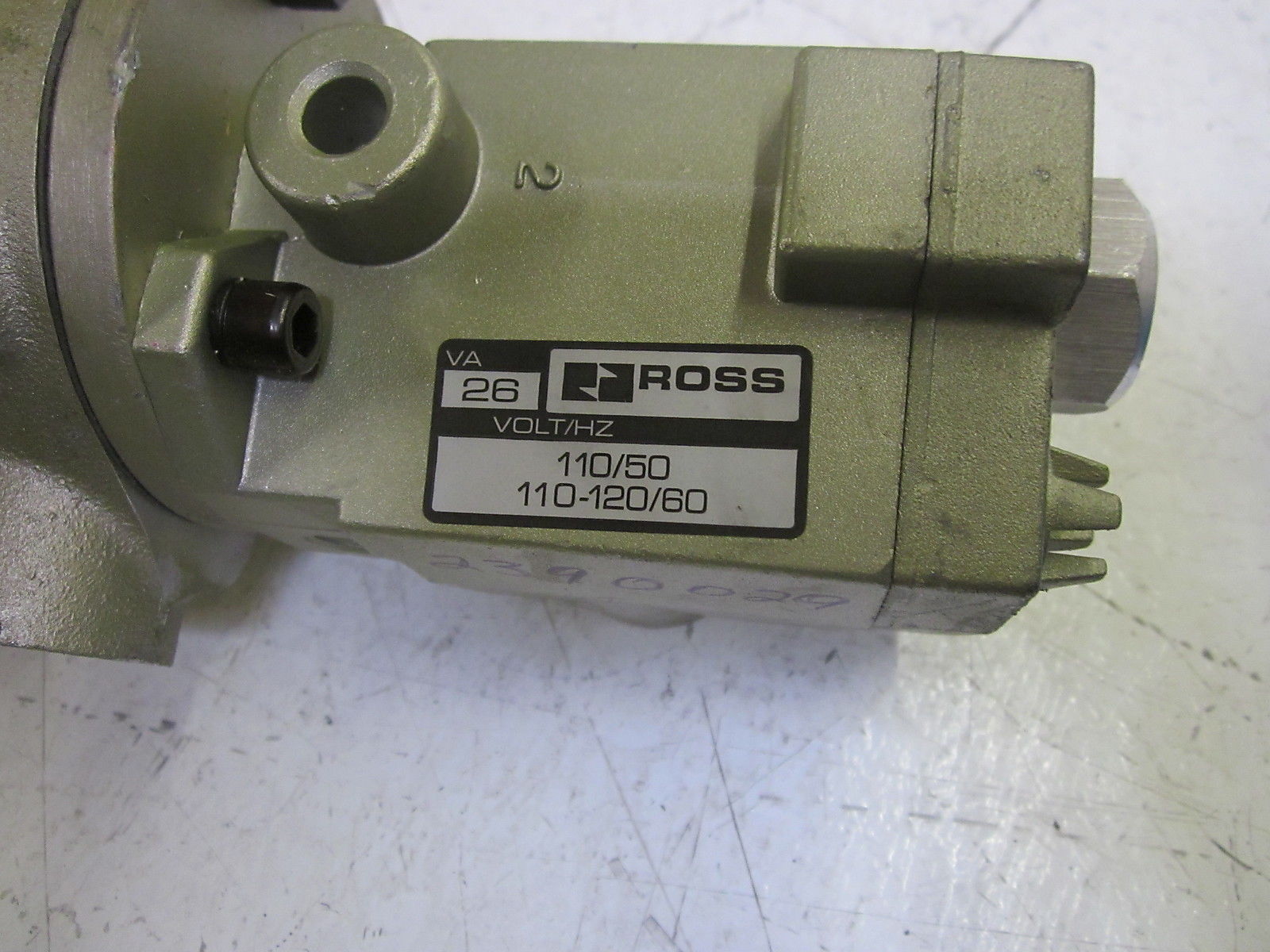 ROSS CONTROLS 2176B3001 VALVE 110-120V UNMP