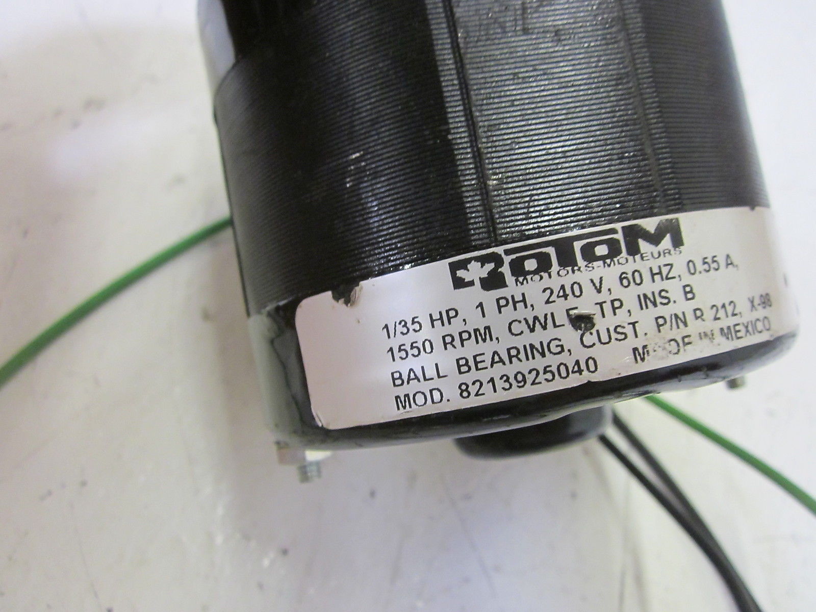 ROTOM R212, X-98 MODEL 8213925040 240V UNMP