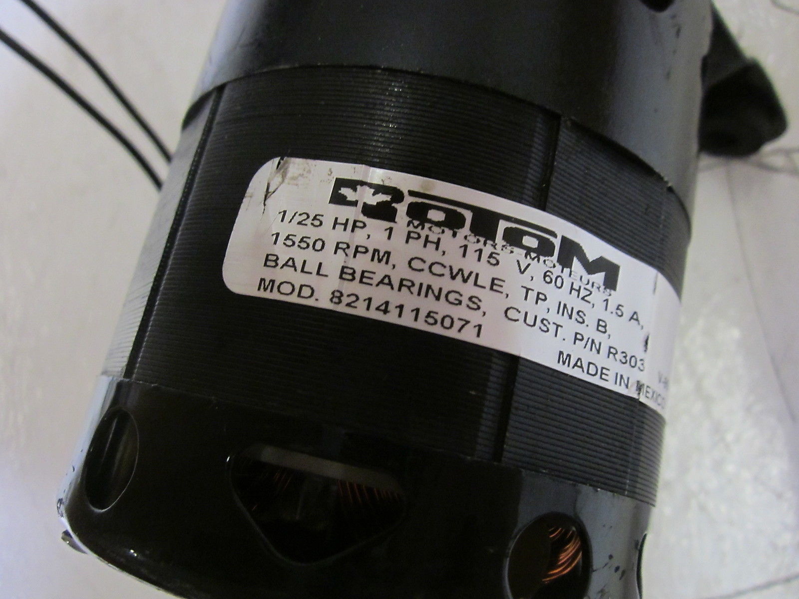 ROTOM  R303, V-99 MODEL 8214115071 115V UNMP