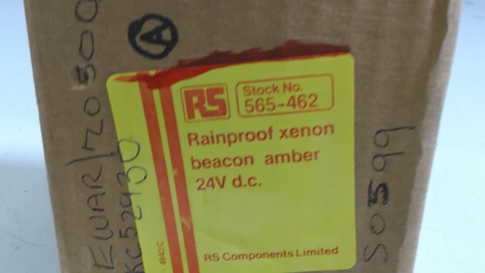 RS RAIN PROOF BEACON AMBER 565-462 NSMP