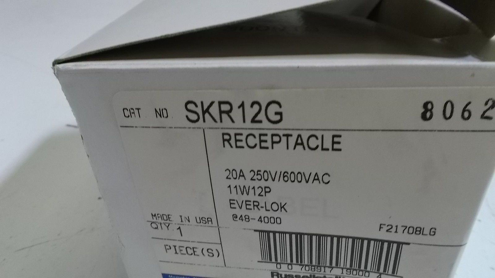 RUSSELL STOLL RECEPTACLE SKR12G NSMP