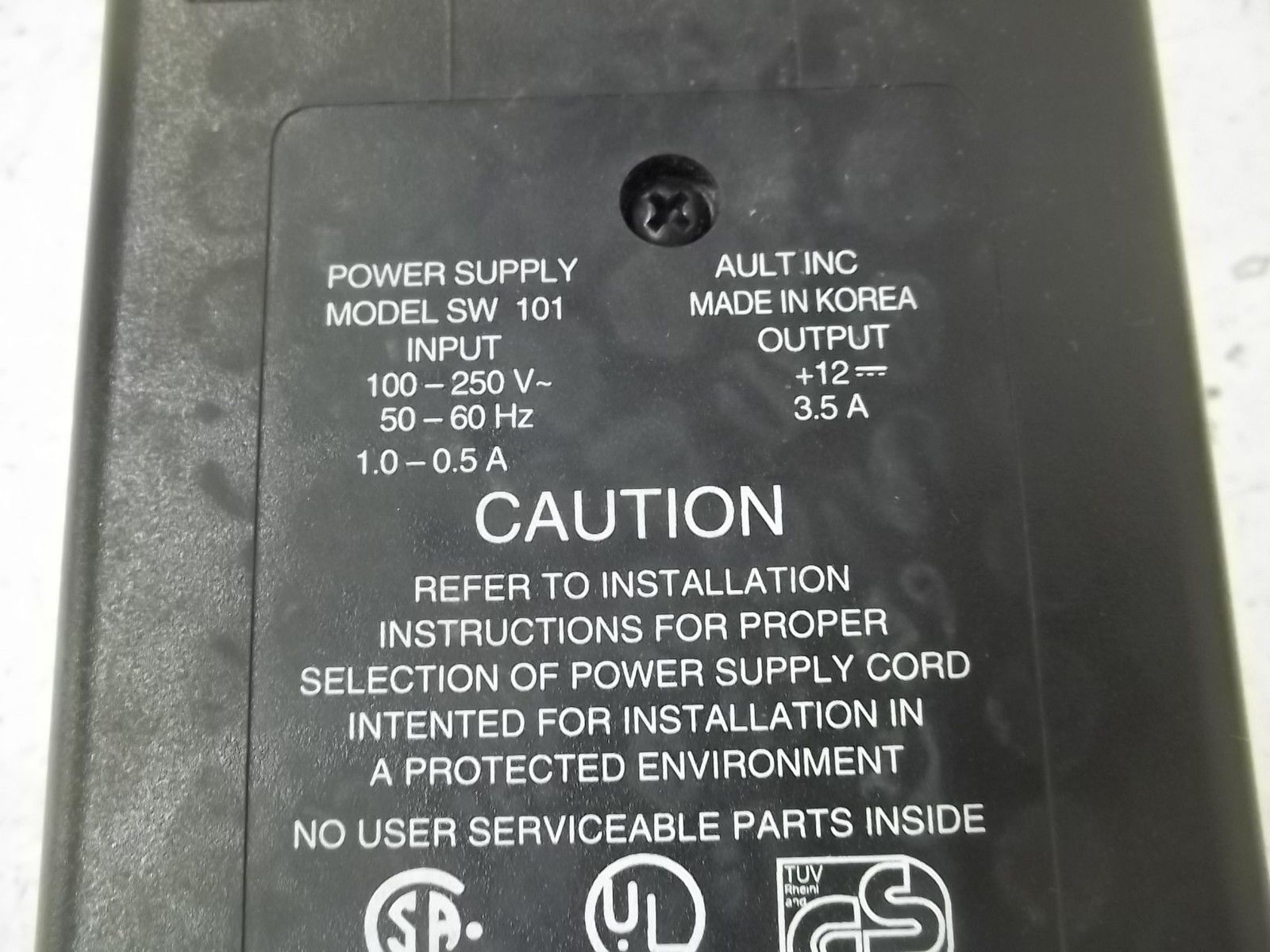 RVSI 500300 MODEL SW101 POWER SUPPLY UNMP