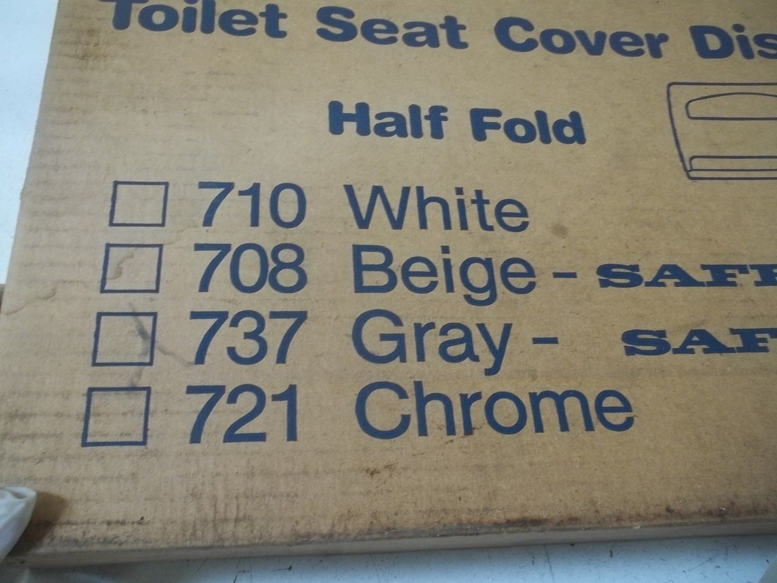 SAFE GUARD 737 TOILET SEAT COVER DISPENSER(GRAY) NSMP