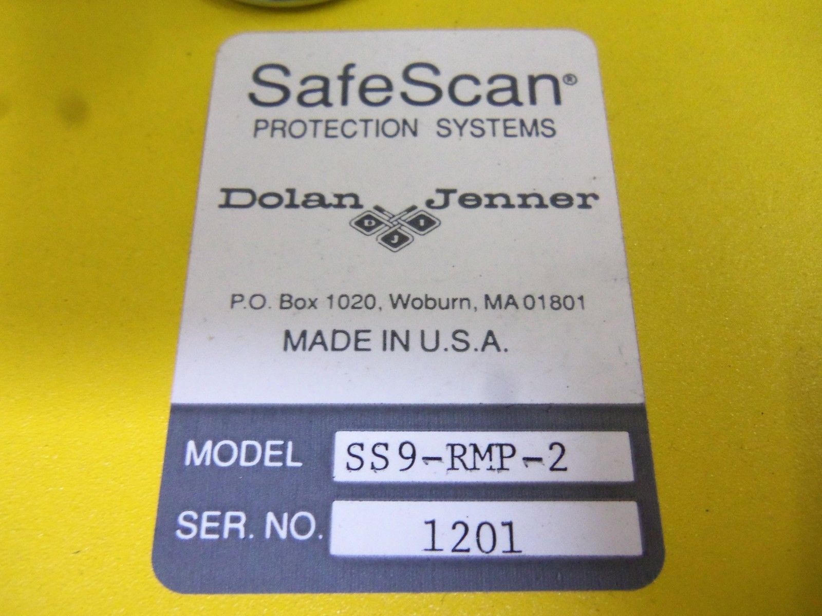 SAFESCAN SS9-RMP-2 CONTROL UNIT UNMP
