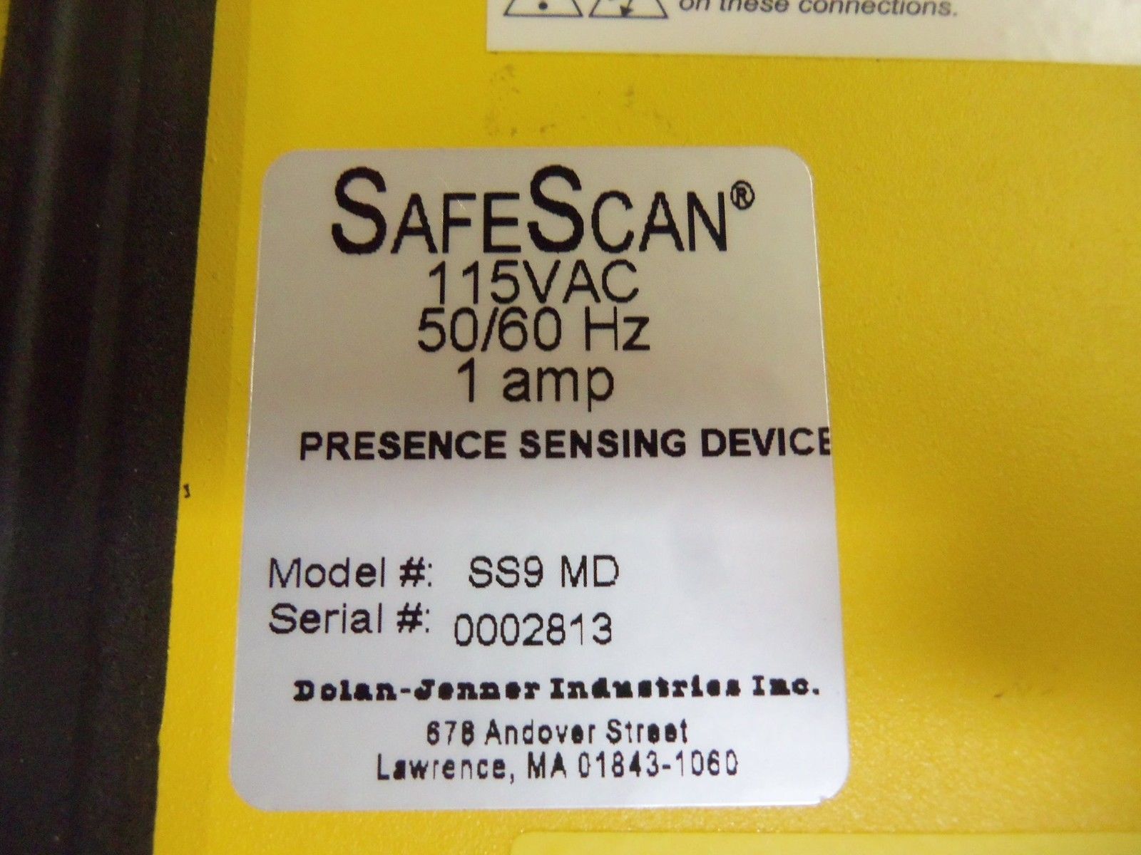 SAFESCAN SS9MD LIGHT CURTAIN CONTROL UNMP