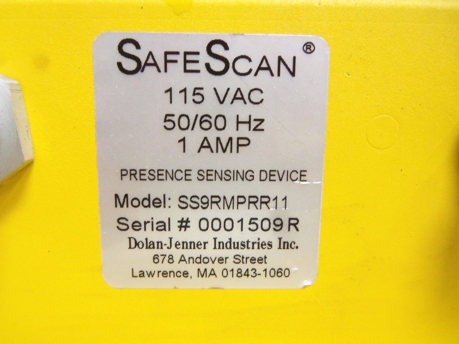 SAFESCAN SS9RMPRR11 TRANSMITTER UNMP