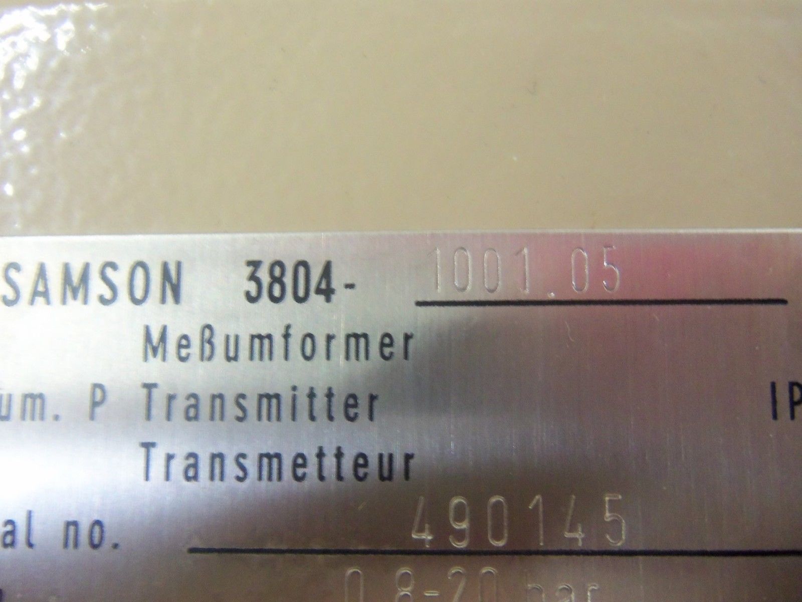 SAMSON 3804-1001.05 TRANSMITTER NSMP