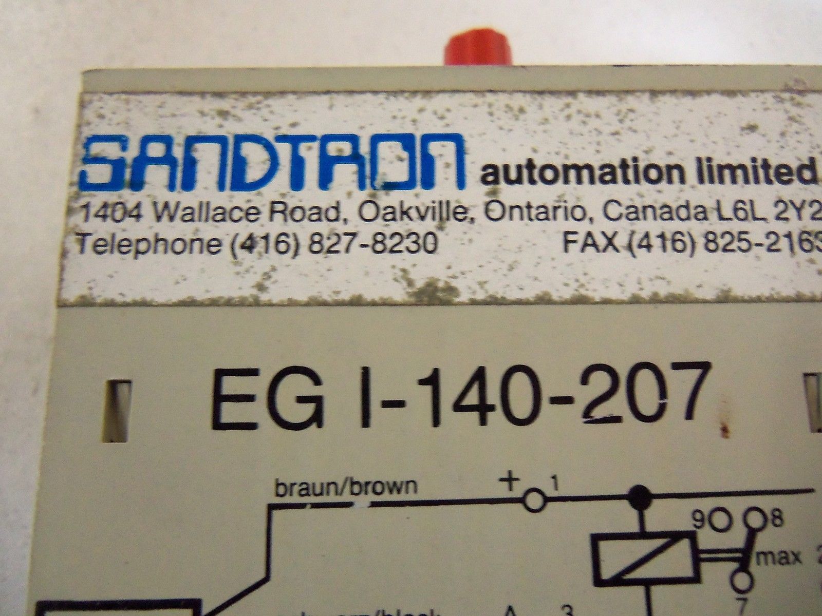 SANDTRON EG I-140-207 UNMP