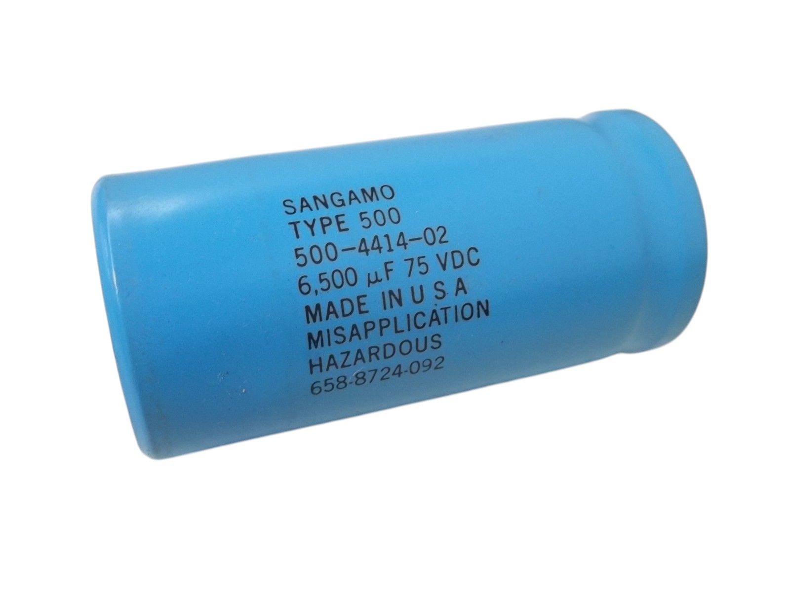 SANGAMO 500-4414-02 CAPACITOR 6500UF 75VDC UNMP