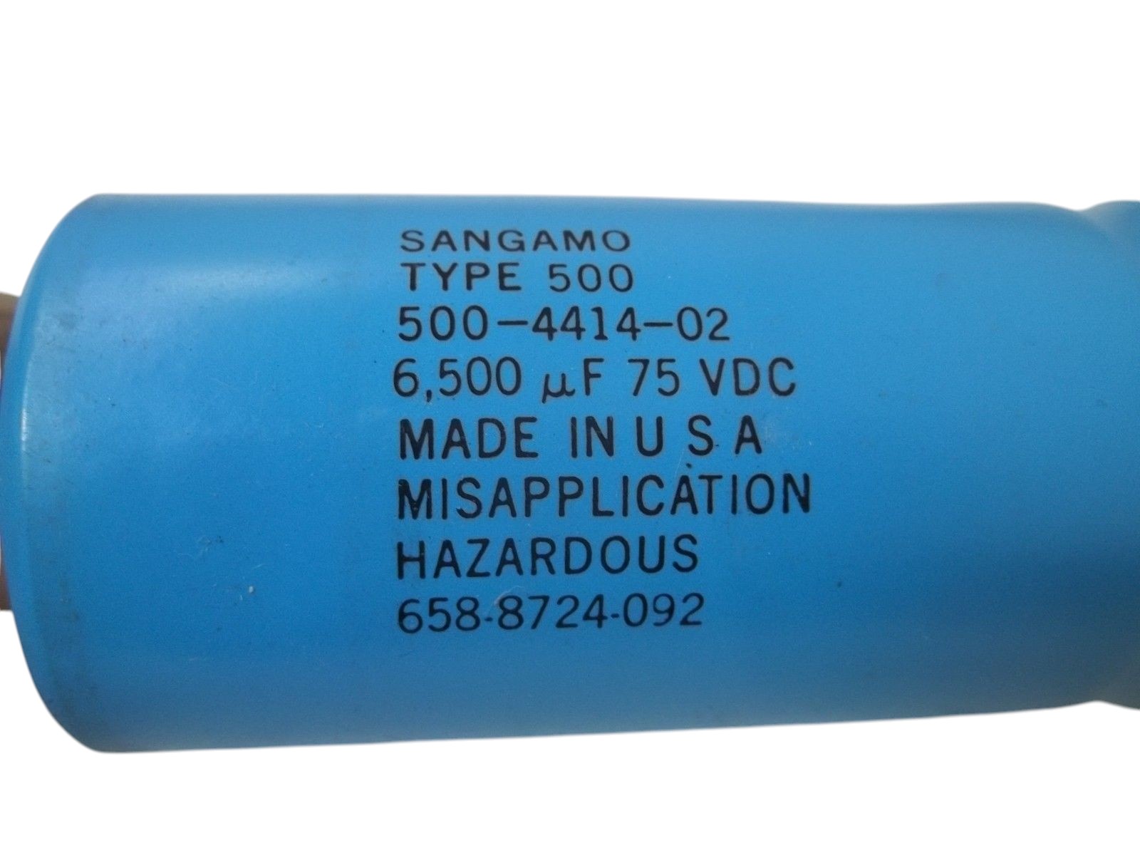 SANGAMO 500-6245-02 CAPACITOR 21000UF 15VDC UNMP