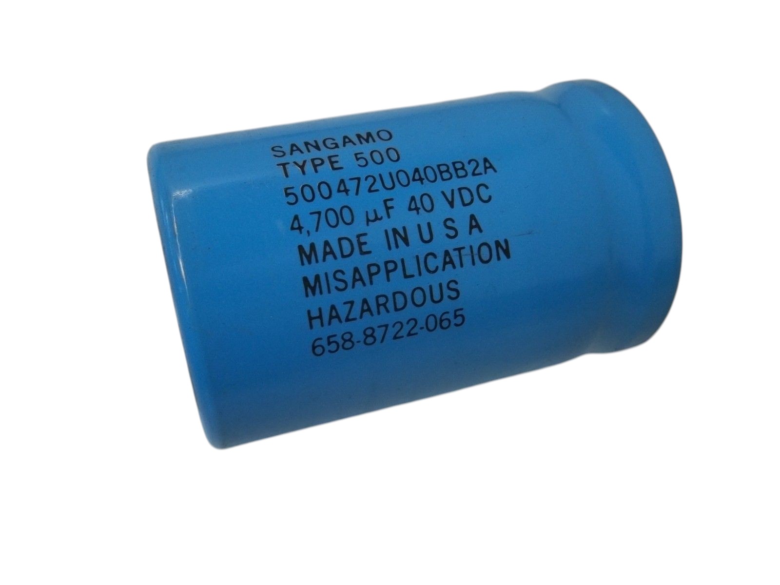 SANGAMO 500472U040BB2A CAPACITOR 4700UF 40VDC UNMP