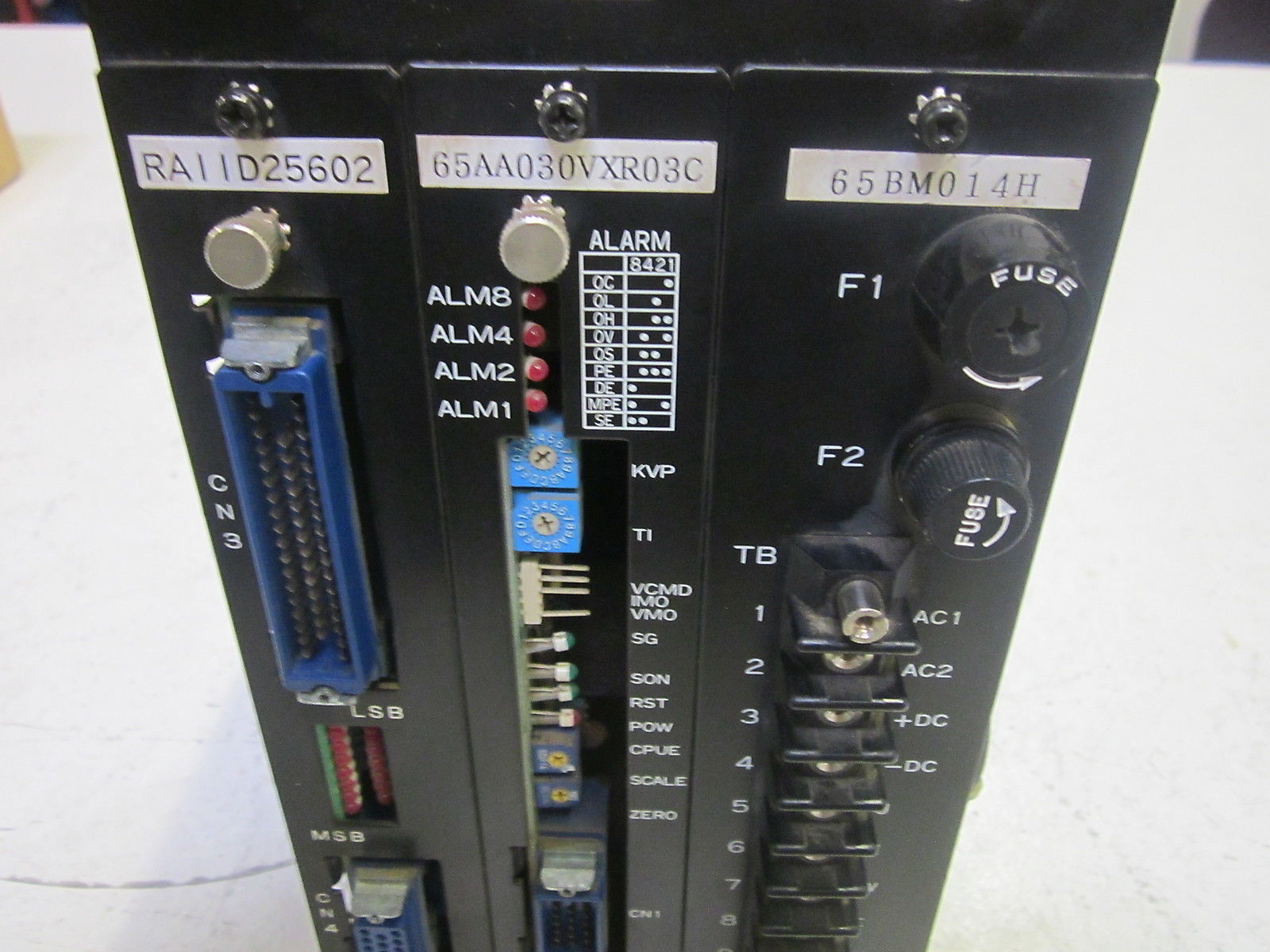 SANYO DENKI 65AA030VXR03 ABS SUPER SERVO AMPLIFIER AS PICTURED UNMP