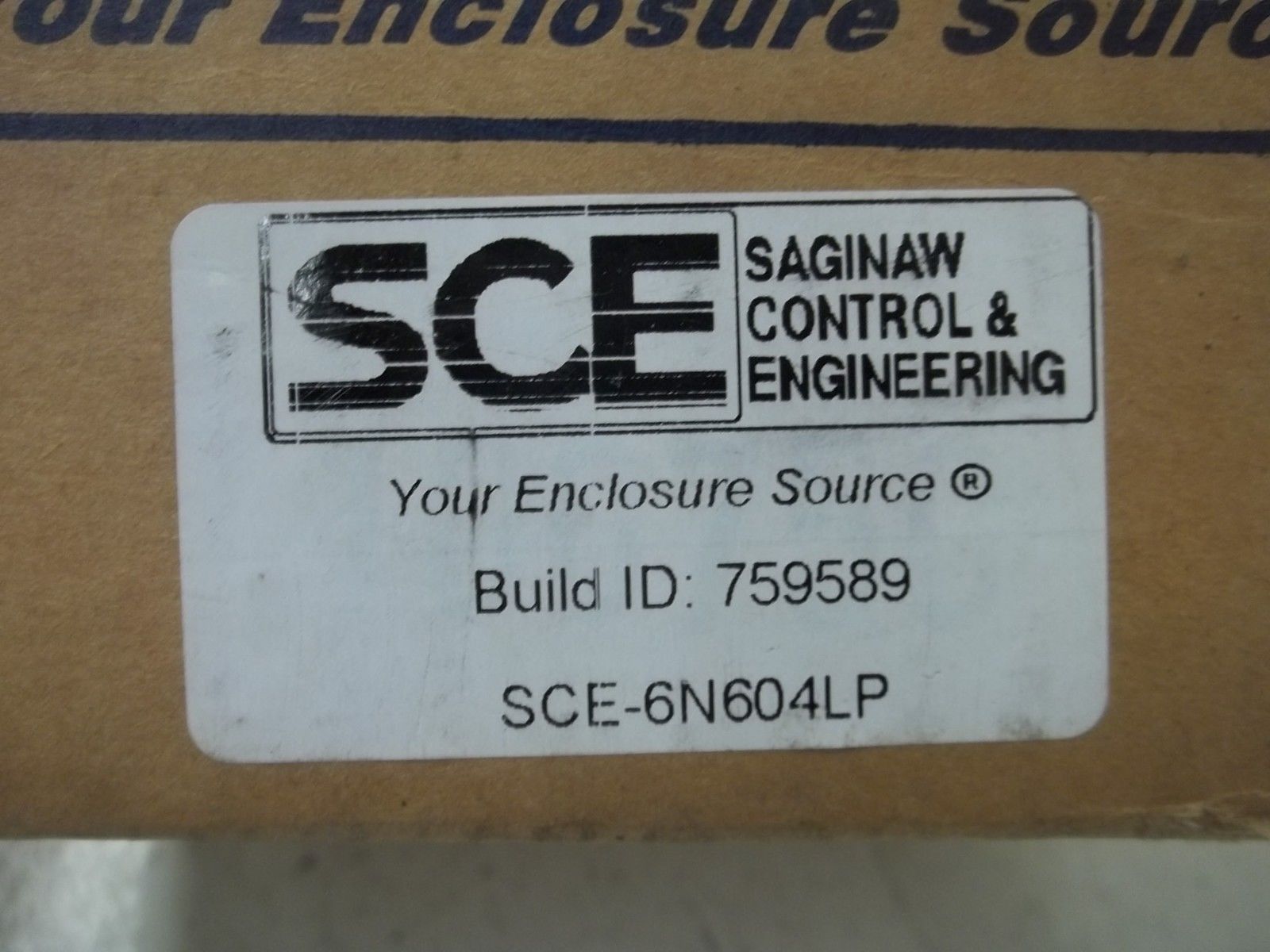 SCE SCE-6N604LP ENCLOSURE NSMP