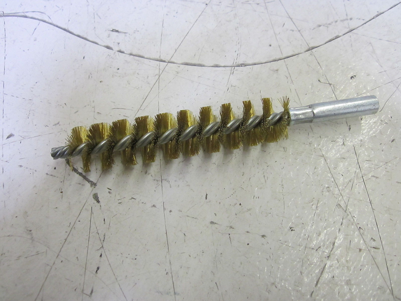 SCHAEFER 43628 BRASS SINGLE SPIRAL BRUSH  12-24 FEMALE 7/8"NSMP