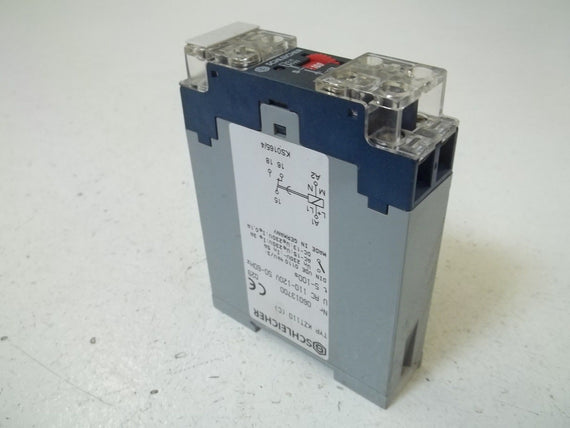 SCHLEICHER KZT110 TIME DELAY RELAY *USED*