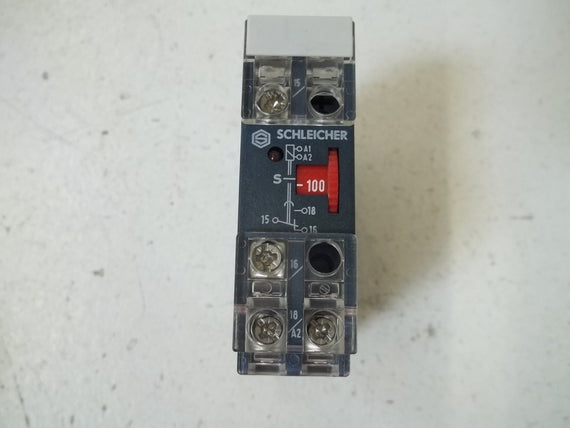 SCHLEICHER KZT110 TIME DELAY RELAY *USED*