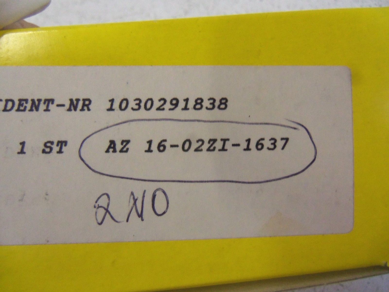 SCHMERSAL AZ16-02ZI-1637  SAFETY INTERLOCK SWITCH NSMP