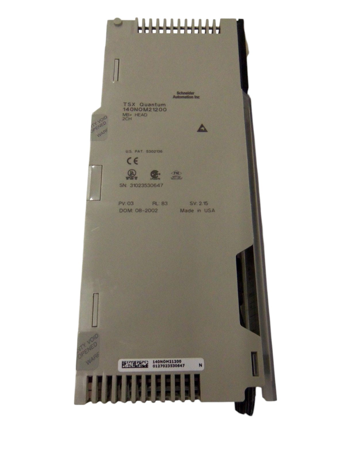 SCHNEIDER AUTOMATION INC. 140NOM21200 NSNP