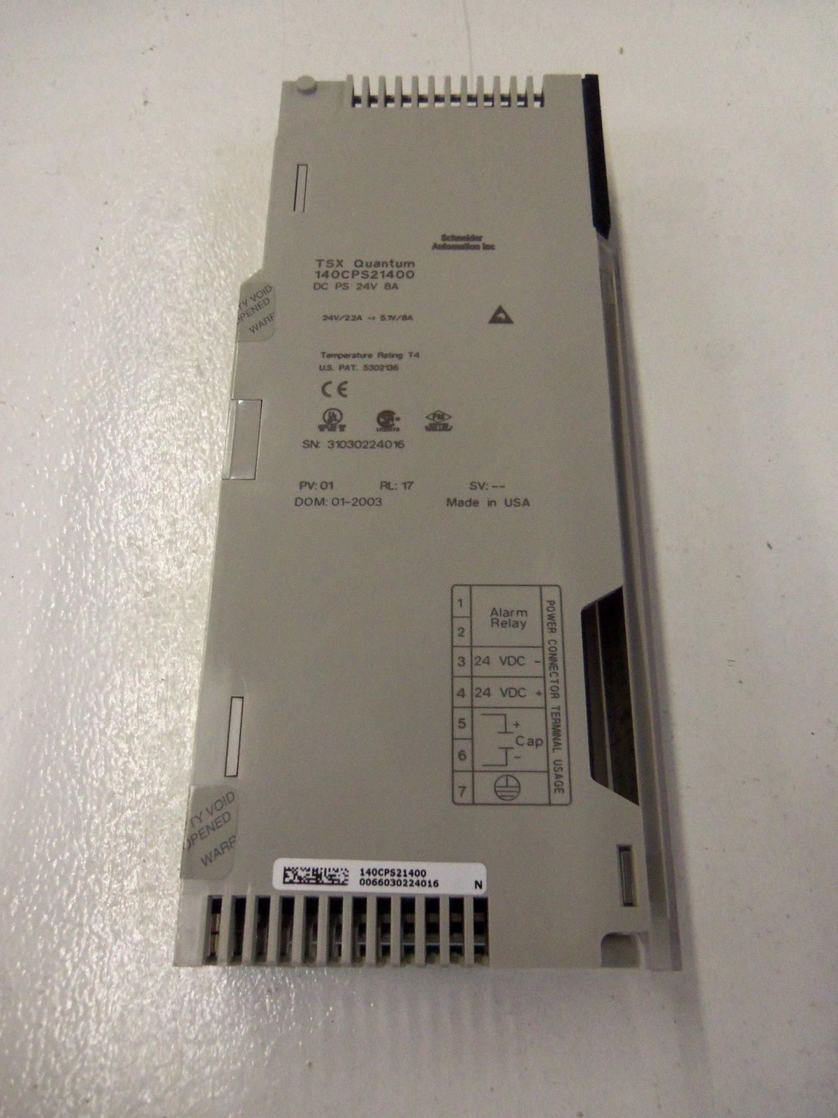 SCHNEIDER AUTOMATION INC. 140CPS21400 *NEW NO BOX*