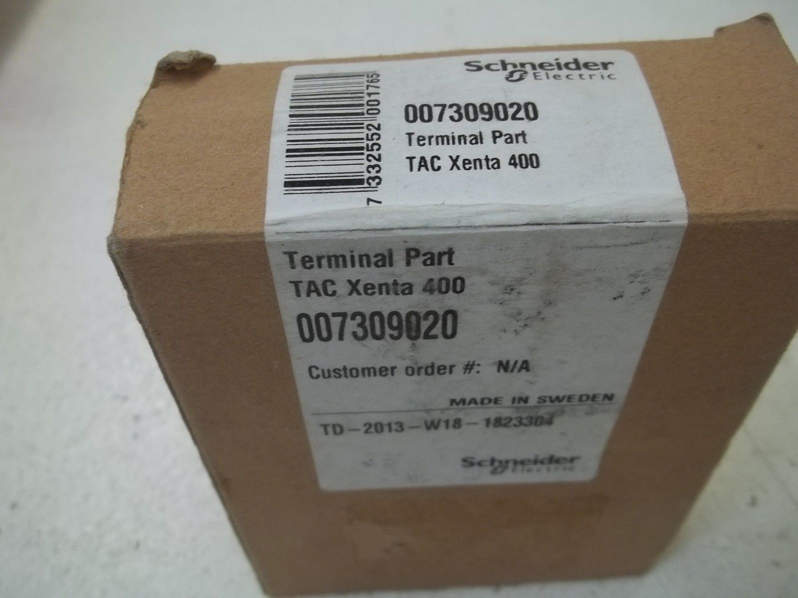 SCHNEIDER ELECTRIC 007309020 BASE UNIT XENTA 400 NSMP