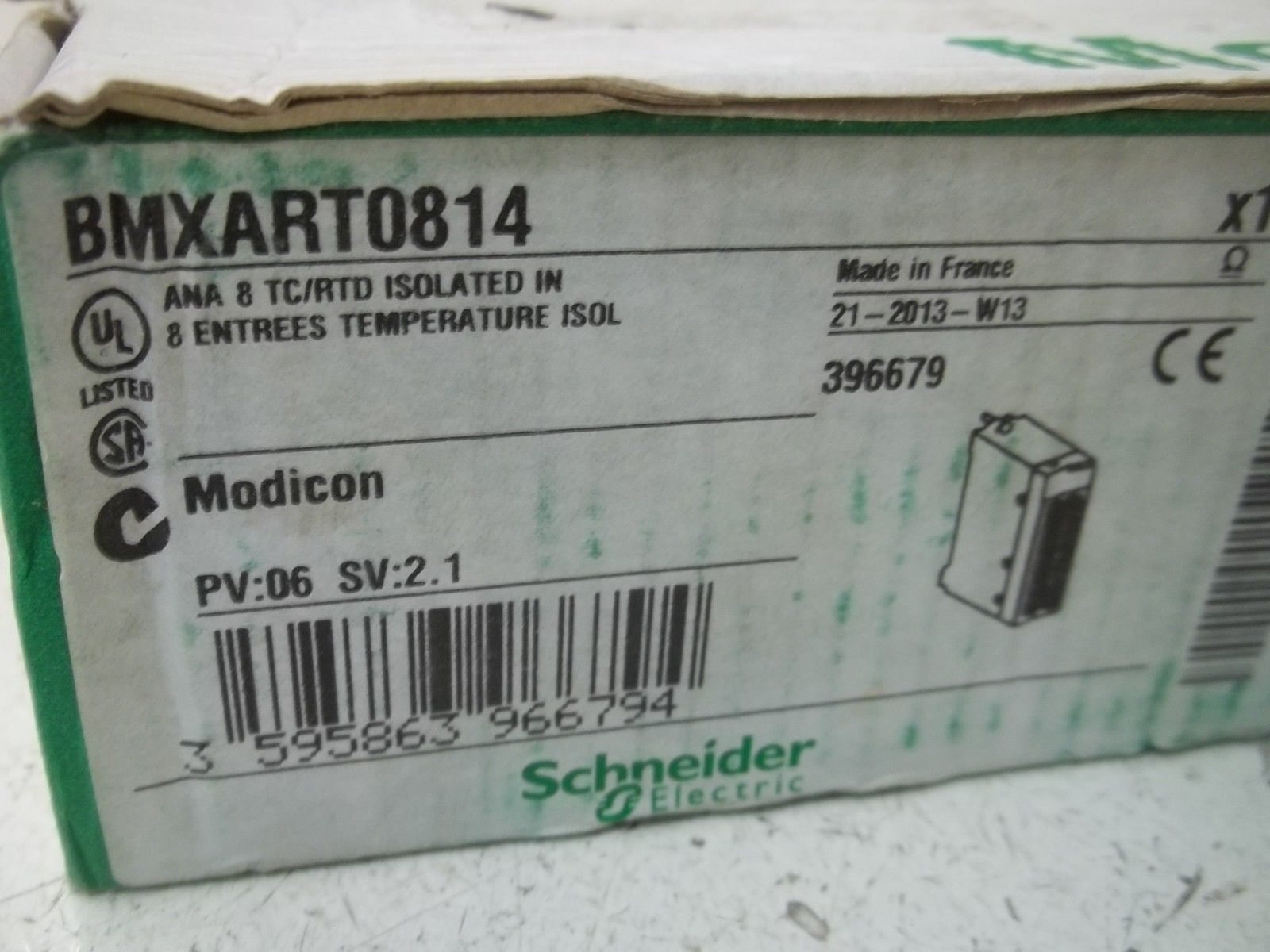 SCHNEIDER ELECTRIC BMXART0814 8 ENTREES TEMPERATURE ISOL. NSMP
