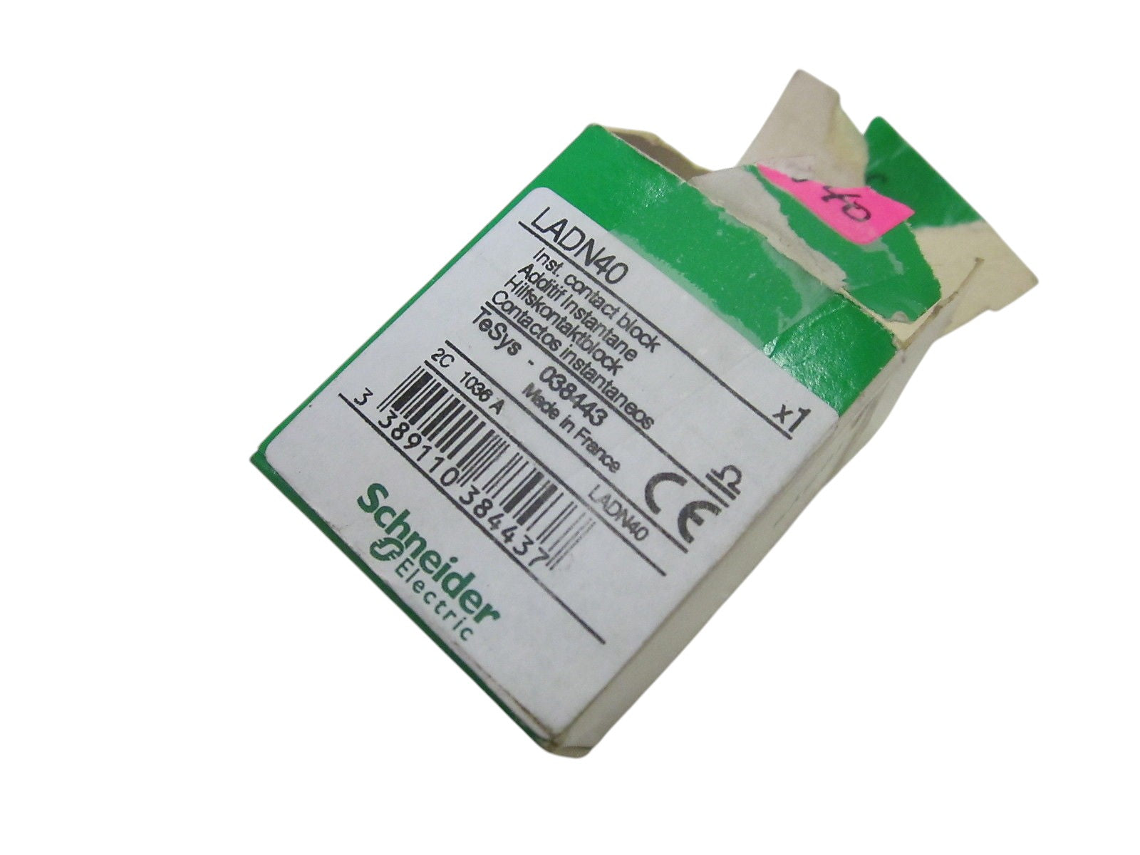 SCHNEIDER ELECTRIC LADN40 AUXILIARY CONTACT 600V (AS PICTURED)  NSMP