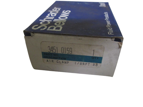 SCHRADER 3451-0159 AIR CLAMP 1/8"  NSMP