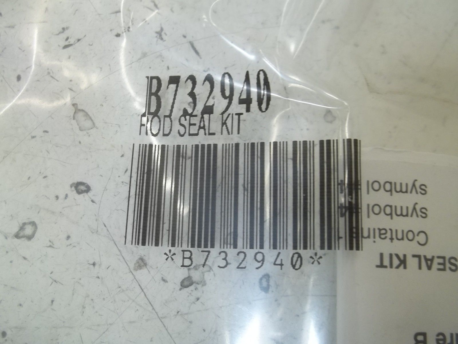 SCHRADER BELLOW B732-940 ROD SEAL KIT NSMP