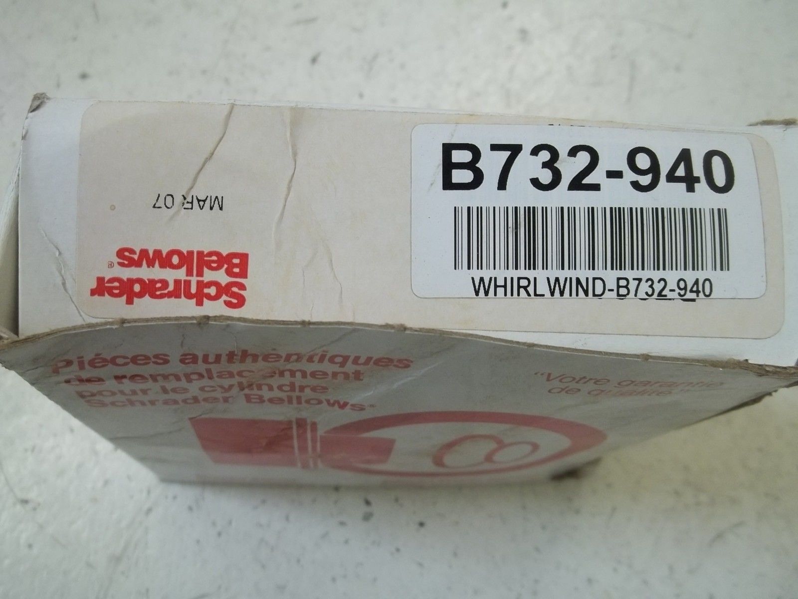 SCHRADER BELLOW B732-940 ROD SEAL KIT NSMP