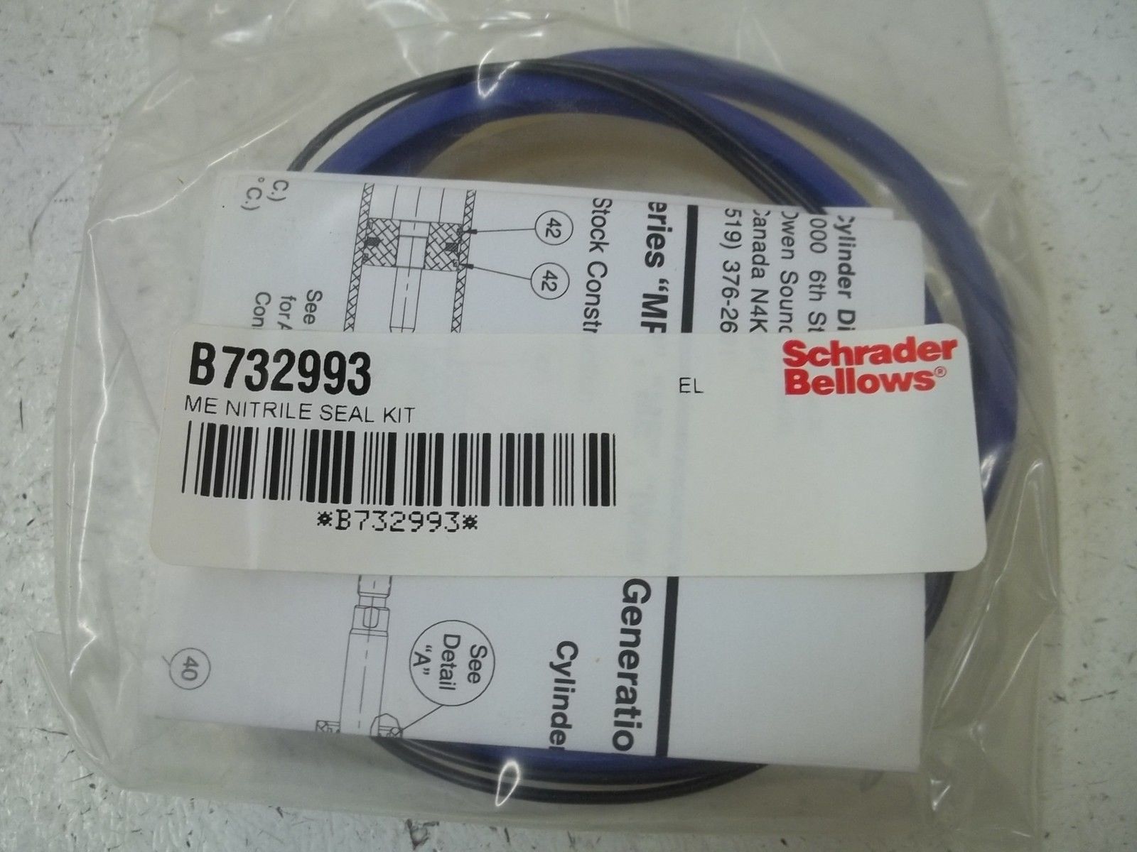 SCHRADER BELLOW B732993 NSMP