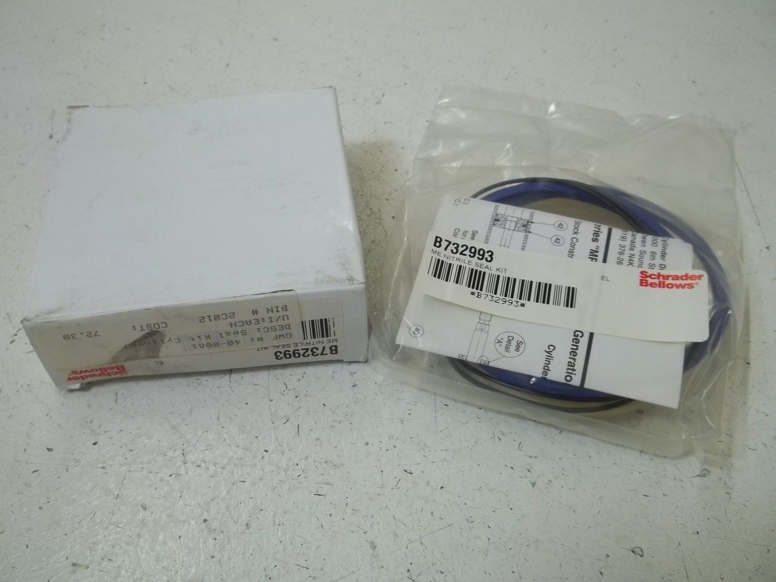 SCHRADER BELLOW B732993 NSMP