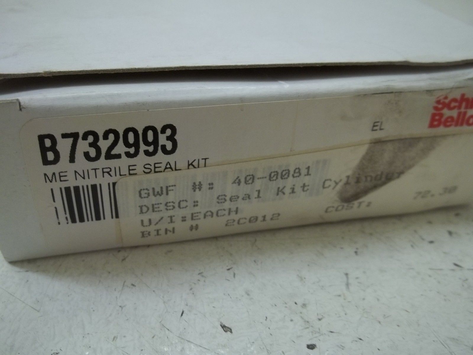 SCHRADER BELLOW B732993 NSMP