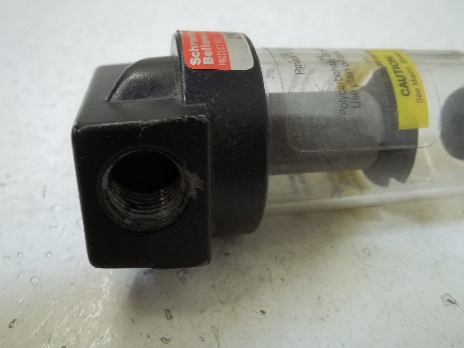 SCHRADER BELLOWS 14F11BASB MINIATURE SERIES MICRO-MIST LUBRICATOR FILTER UNMP