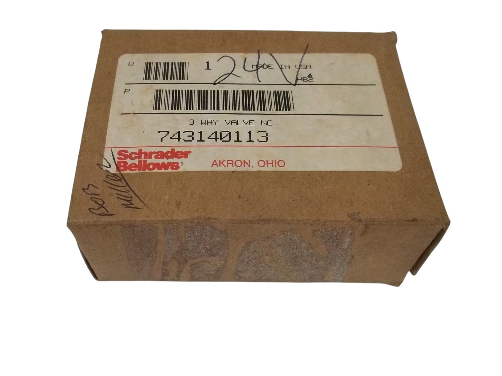 SCHRADER BELLOWS 74314-0113 3-WAY VALVE NC 24V NSMP