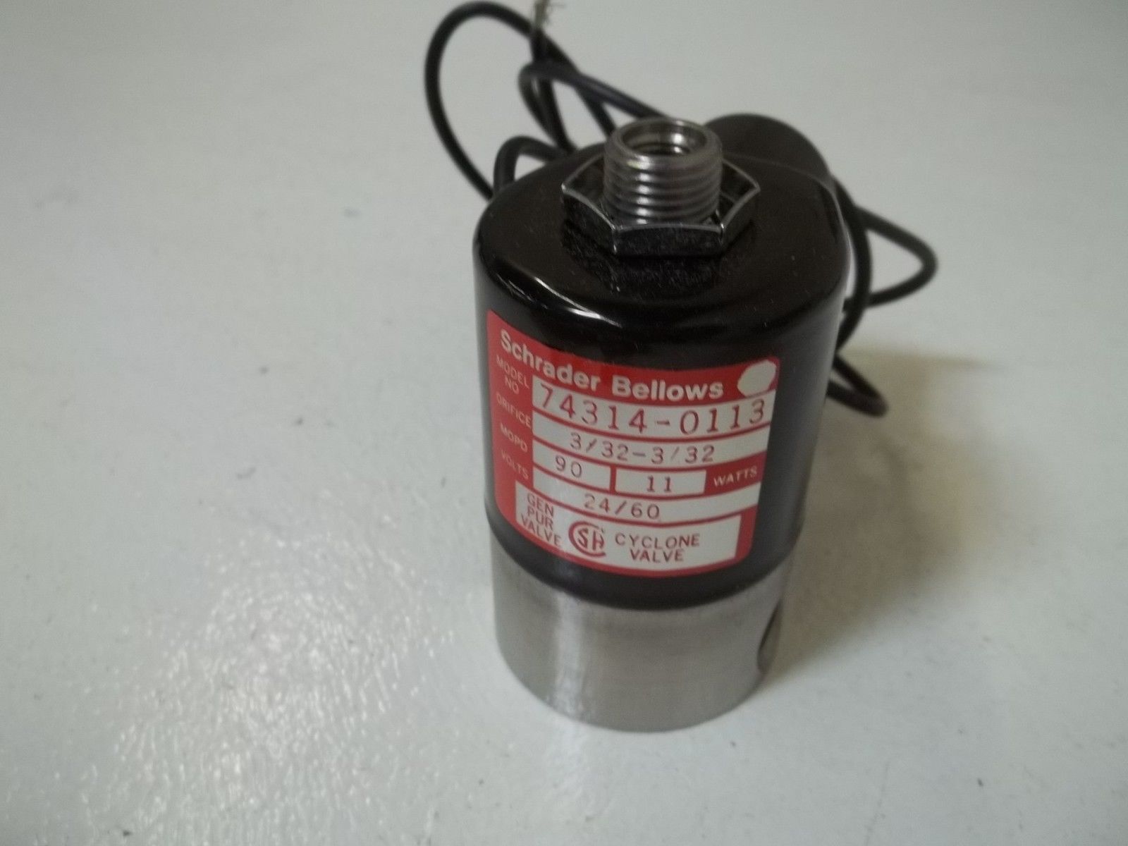 SCHRADER BELLOWS 74314-0113 3-WAY VALVE NC 24V NSMP