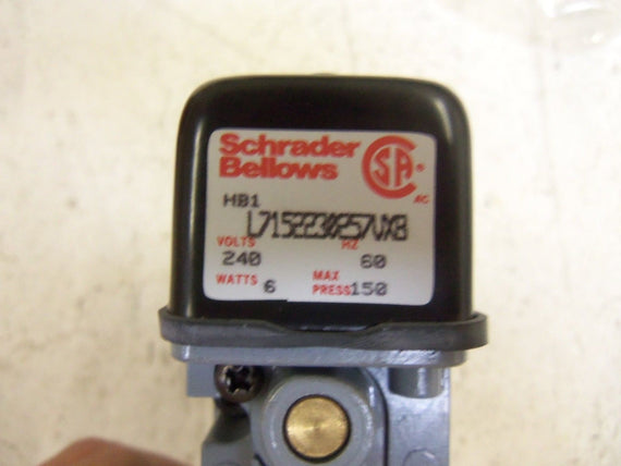 SCHRADER BELLOWS L715230257VXB VALVE *NEW IN BOX*