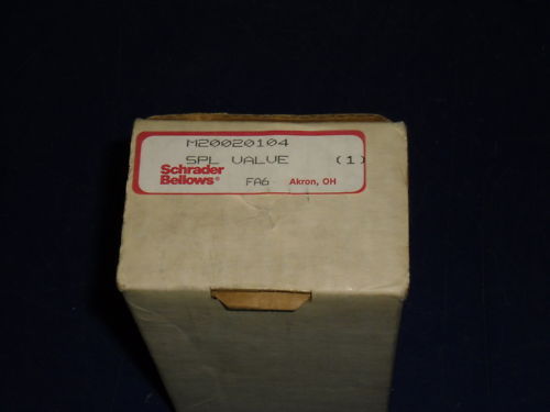 SCHRADER BELLOWS M20020104 VAVLE *NEW*