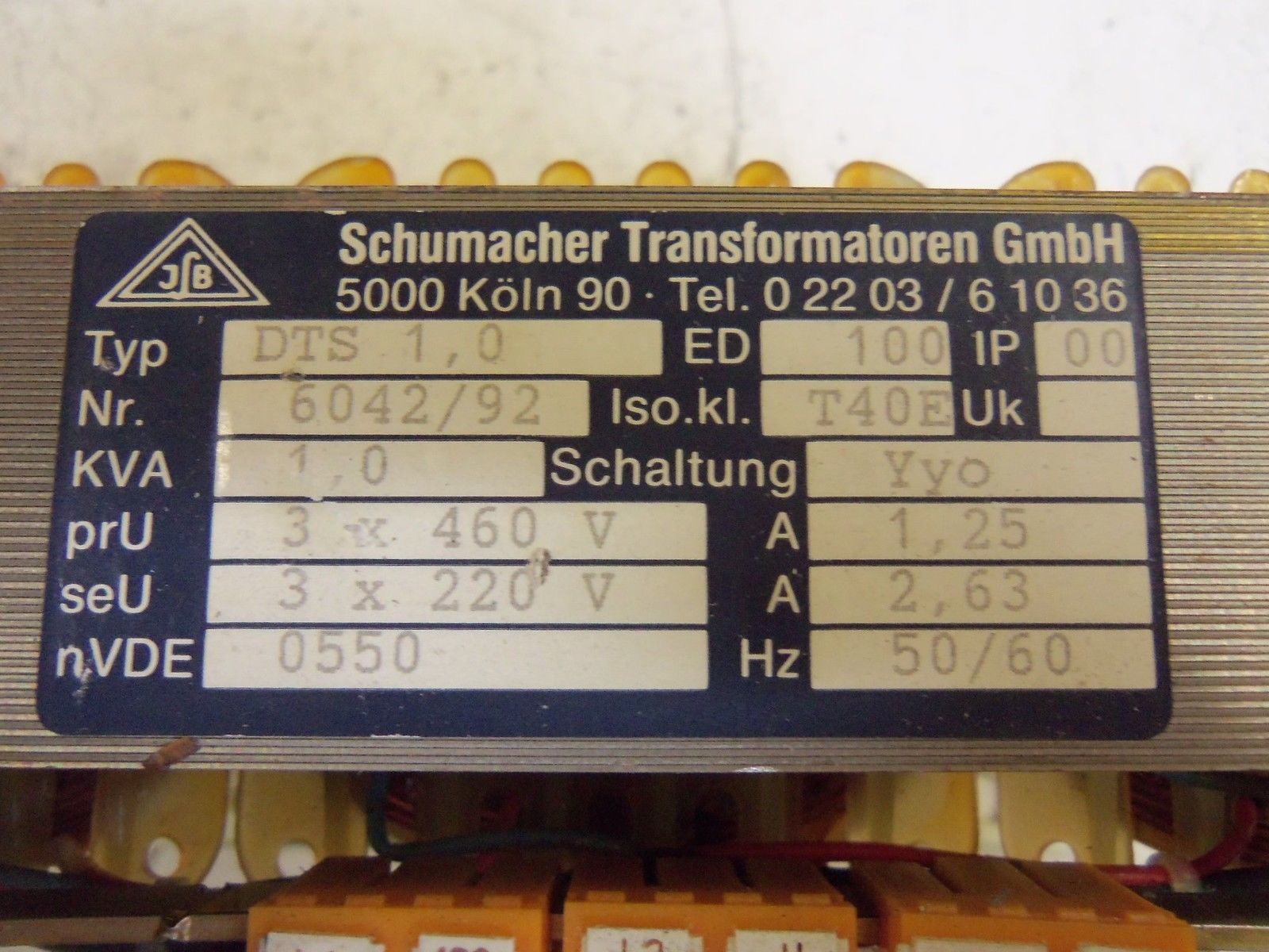 SCHUMACHER DTS10 TRANSFORMER UNMP