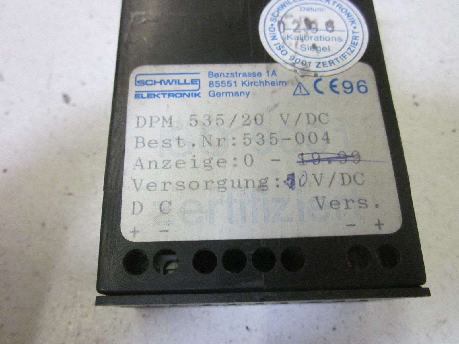 SCHWILLE ELEKTRONIK DPM535/20D UNMP