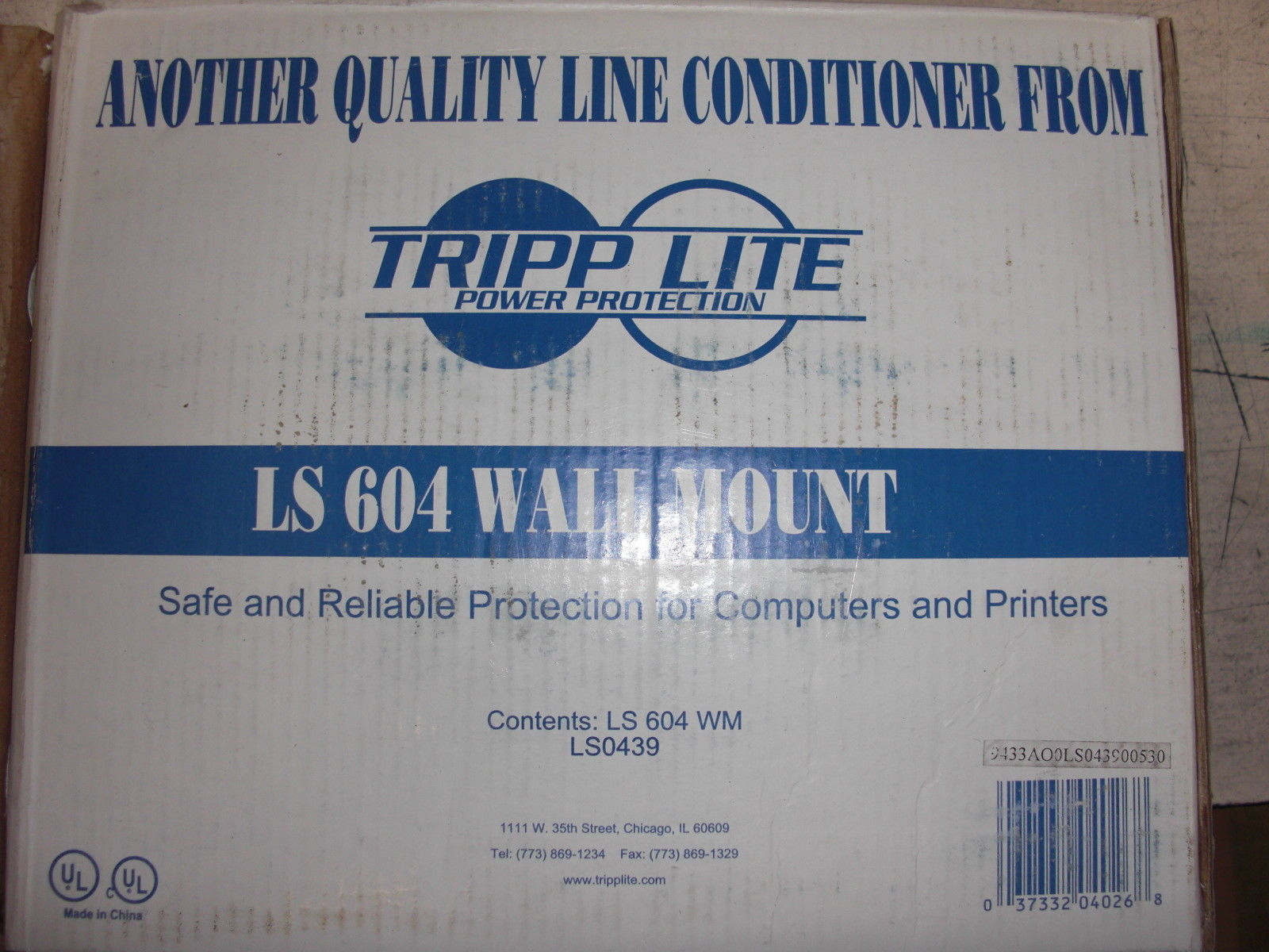 TRIPP LITE POWER PROTECTION LS 604  LS0439 *FACTORY SEALED*