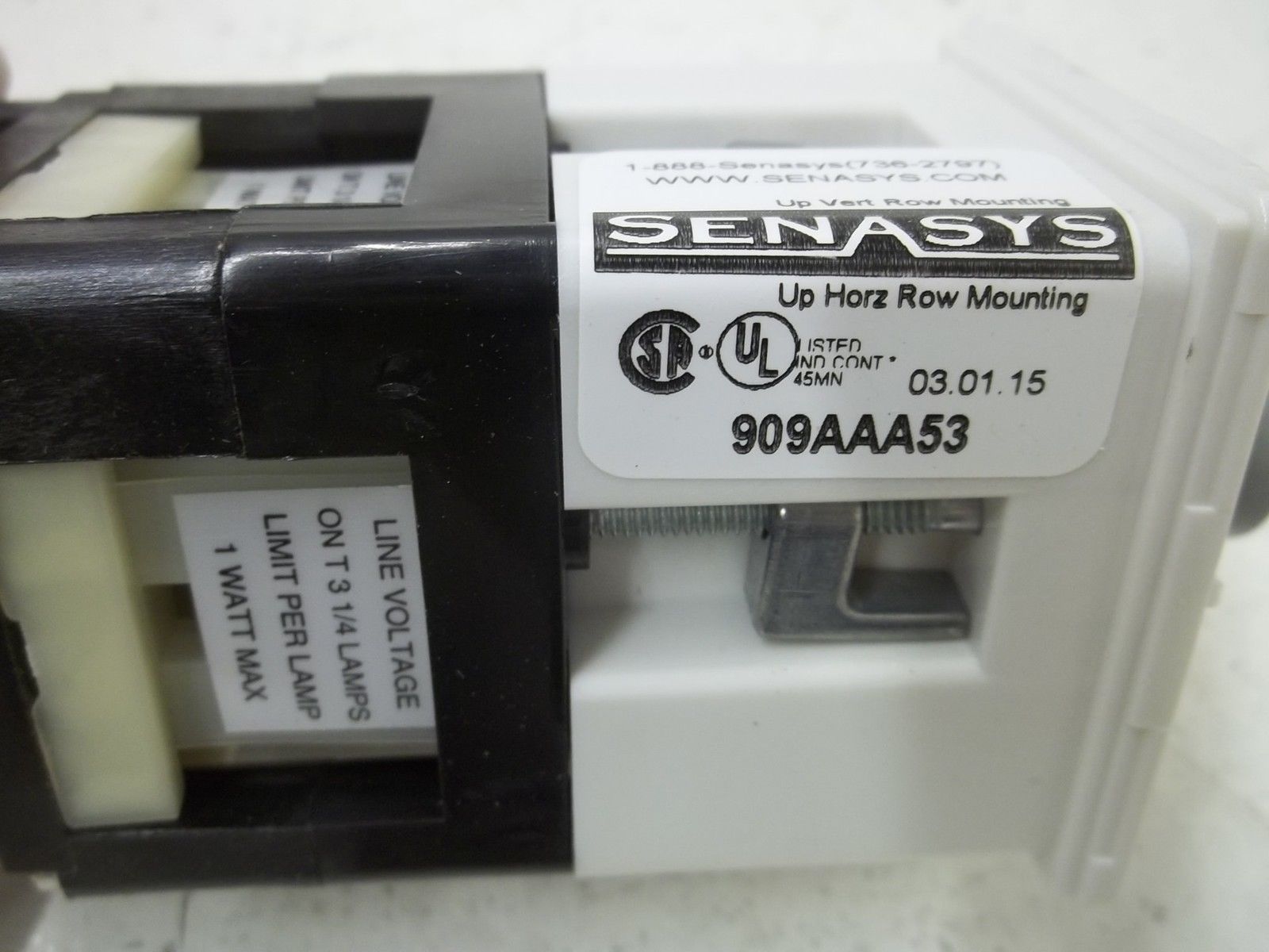 SENAYSYS 909AAA53 MANUAL CONTROL PILOT LIGHT INDICATOR NSMP