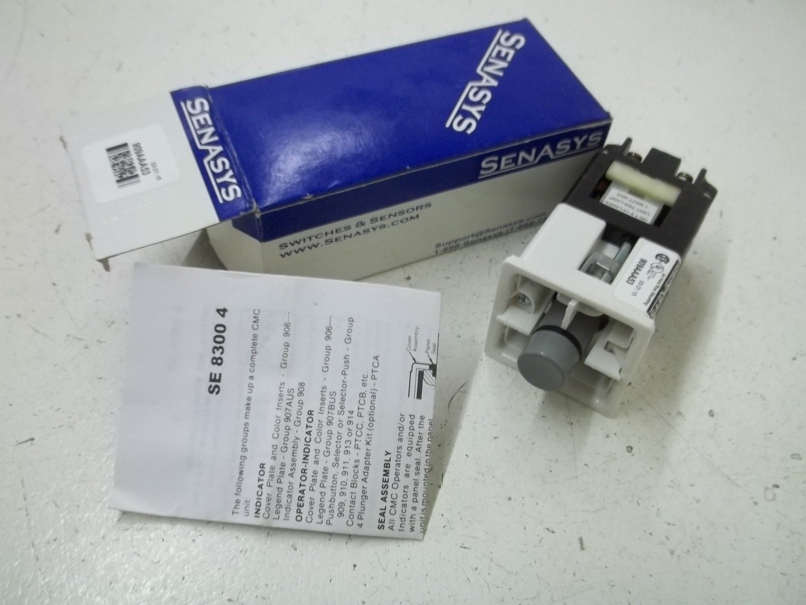 SENAYSYS 909AAA53 MANUAL CONTROL PILOT LIGHT INDICATOR NSMP