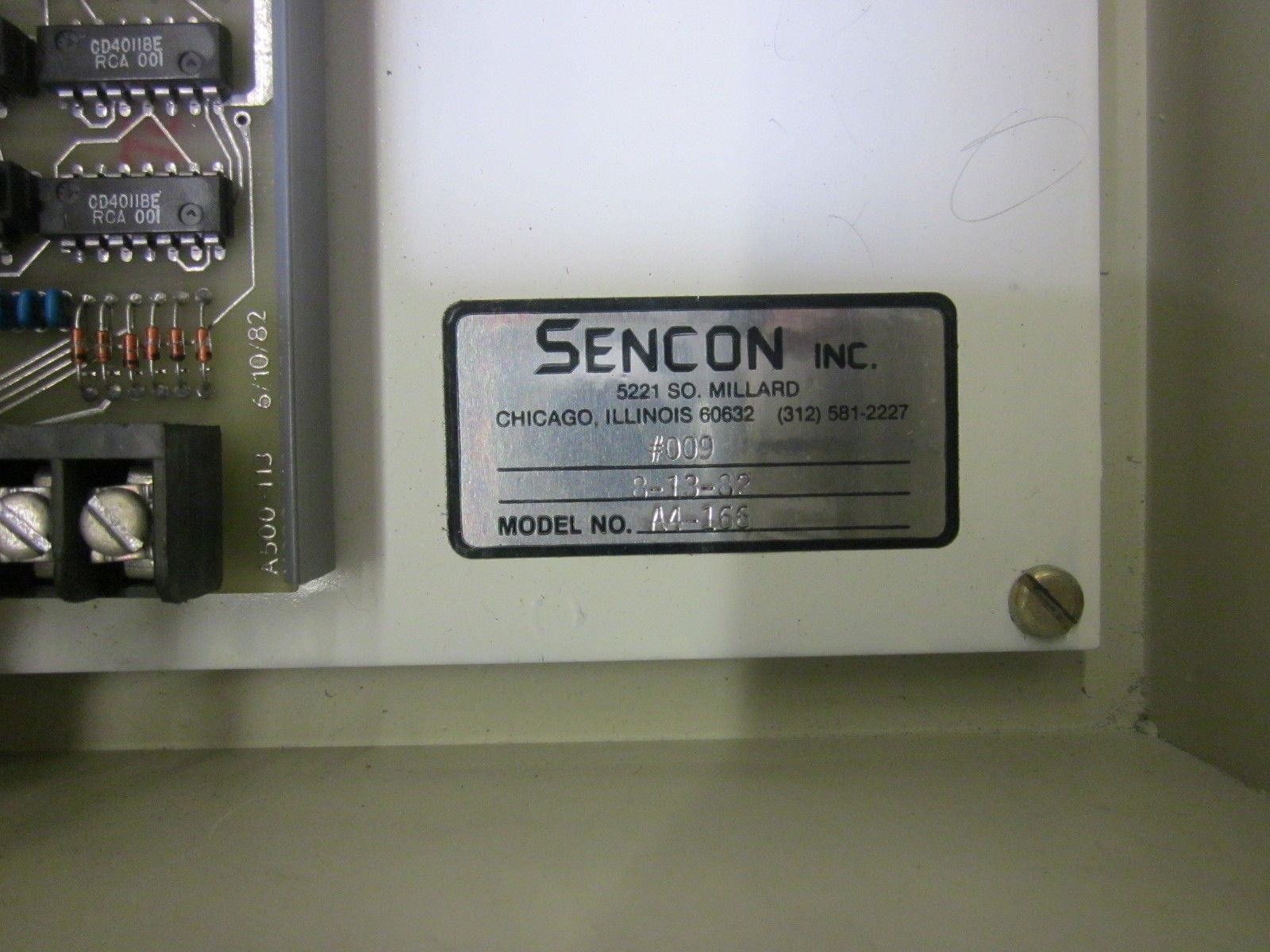 SENCO INC. A4-166 UNMP