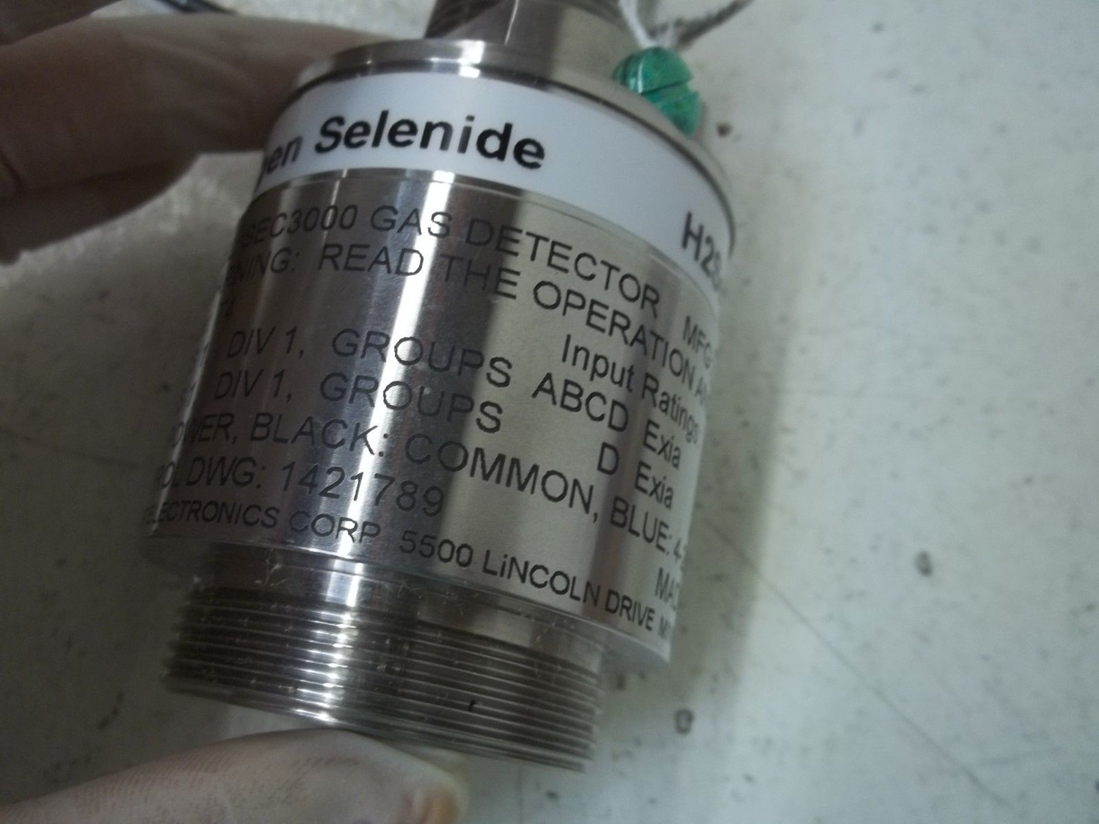 SENSOR ELECTRONICS SEC3000 4-20 SENSOR W/12" WIRE NSMP