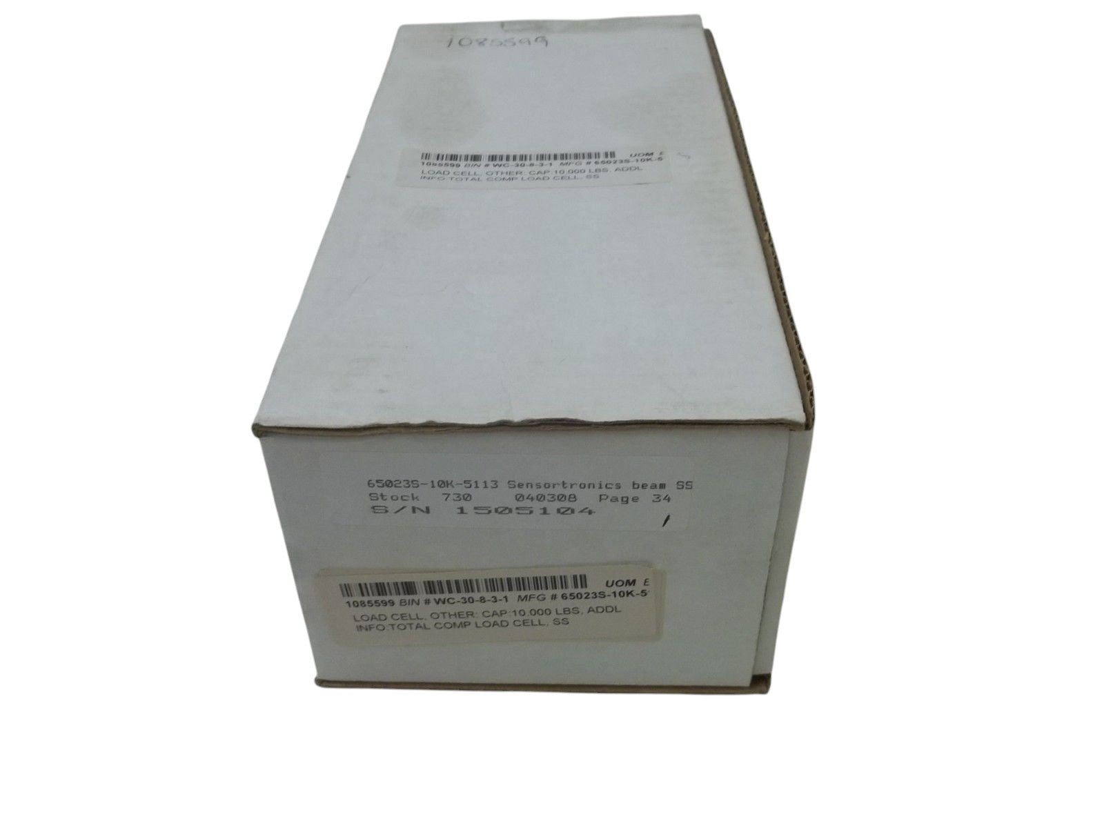 SENSORTRONICS 65023S10K-5113 LOAD CELL 10K LBS. NSMP