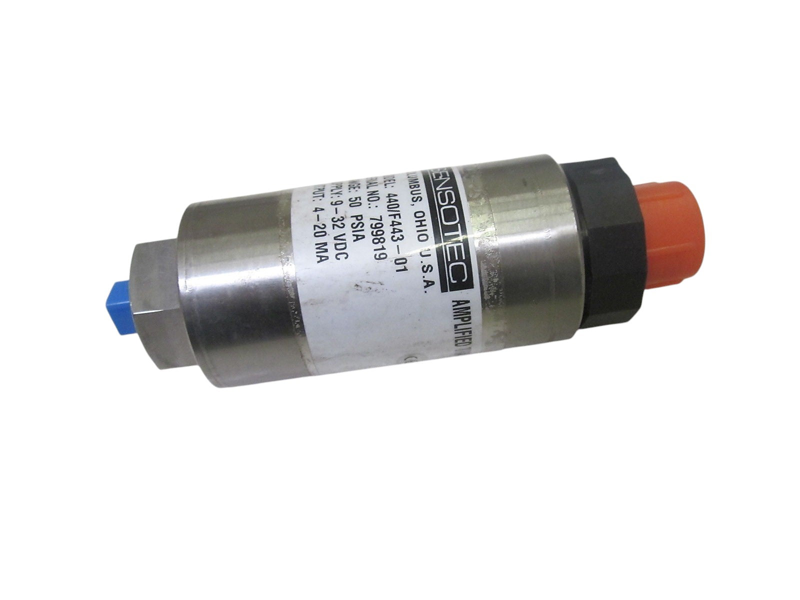 SENSOTEC 440/F443-01 TRANSDUCER 9-32VDC UNMP