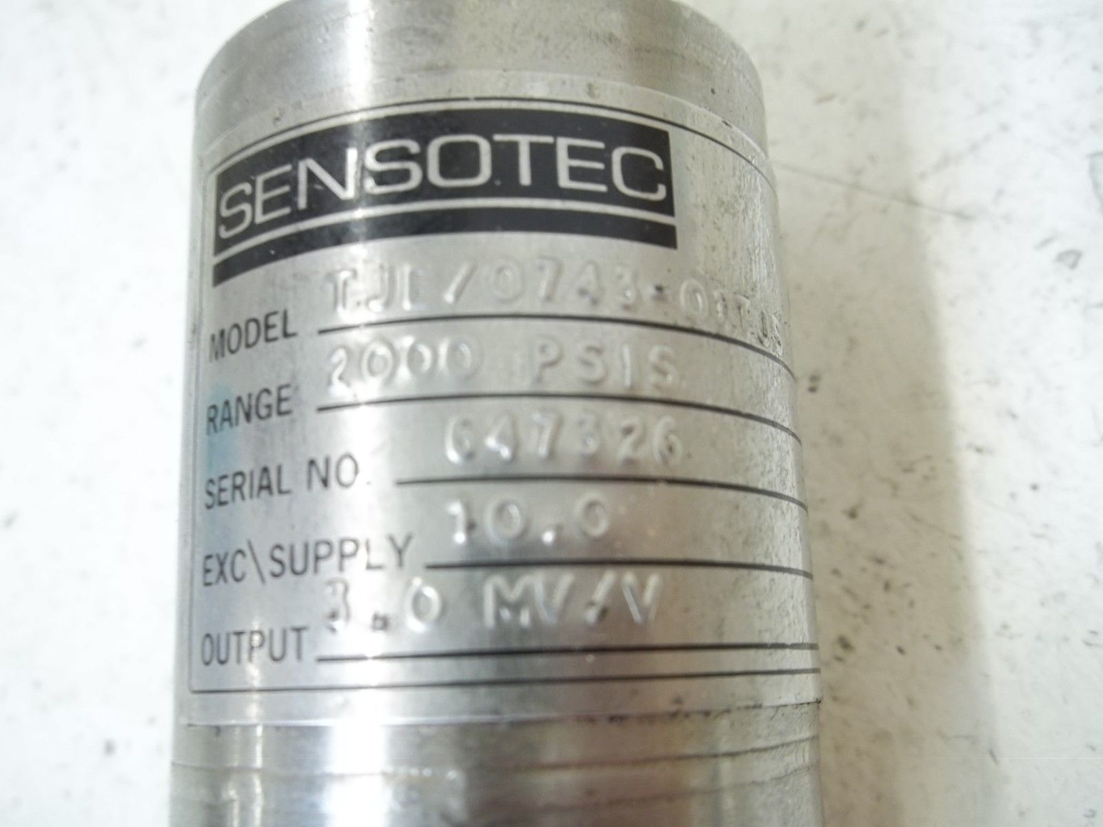 SENSOTEC TJE/0743-01TJS LOAD CELL UNMP
