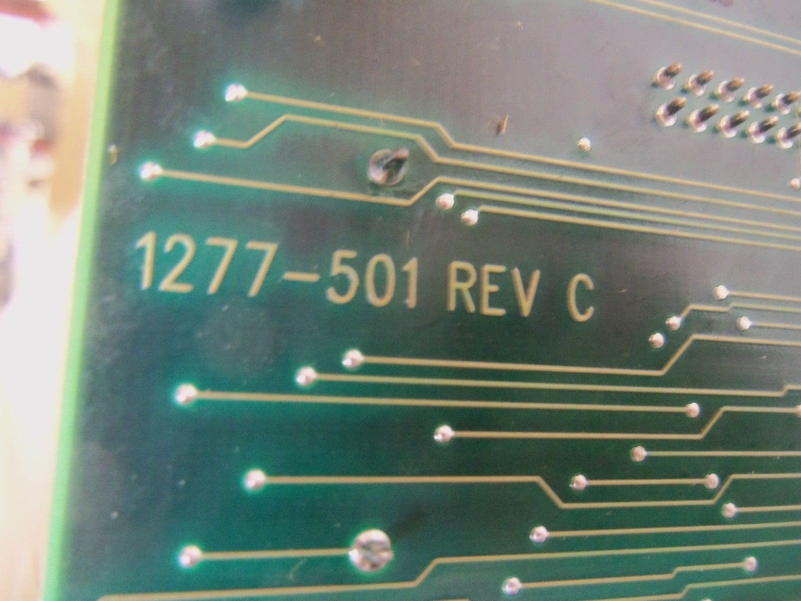 SERNO VALVE CONTROL CARD MCI 4-04-5303 AS IS