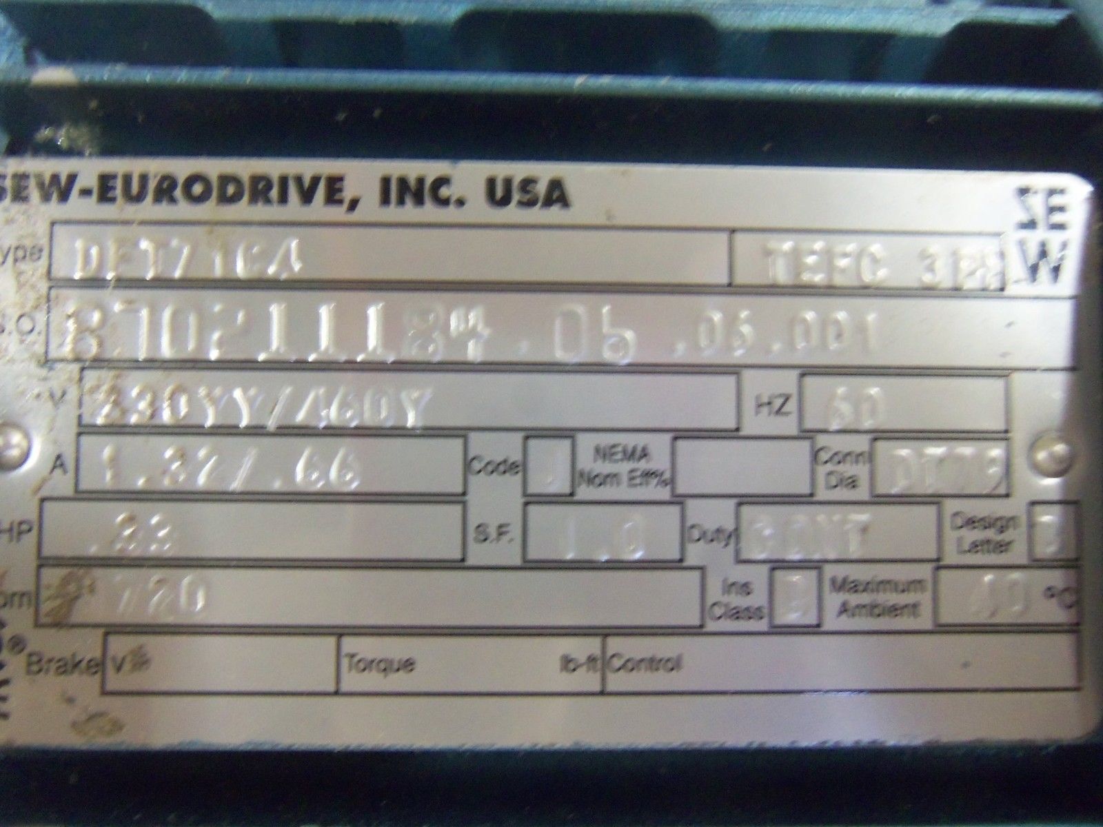 SEW-EURODRIVE S37DT71C4 UNMP